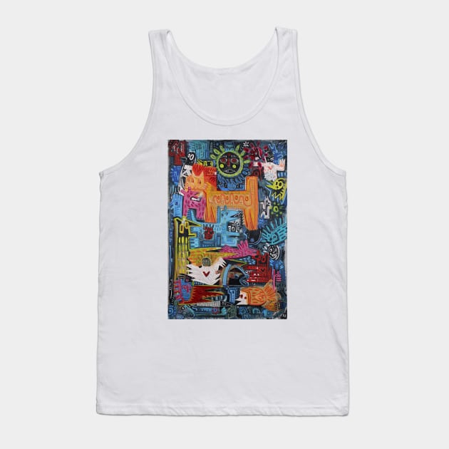 party Tank Top by Angel Rivas